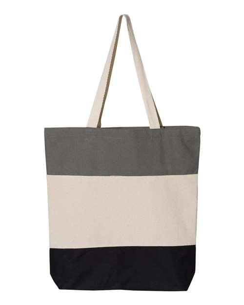 Q-Tees 11L Tri-Color Tote thumbnail 2