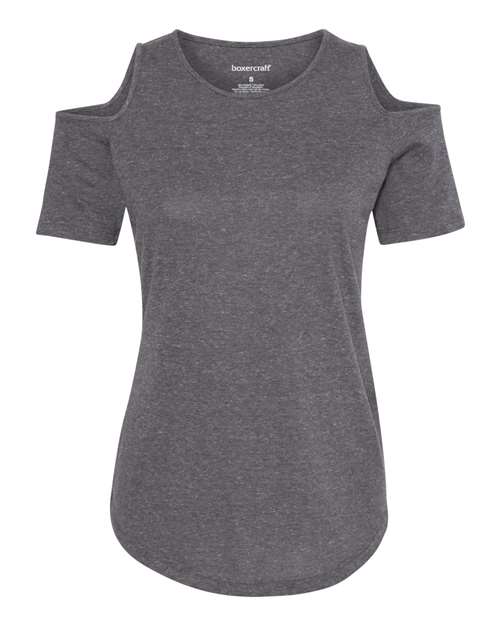 Boxercraft Women's Cold Shoulder T-Shirt thumbnail 2