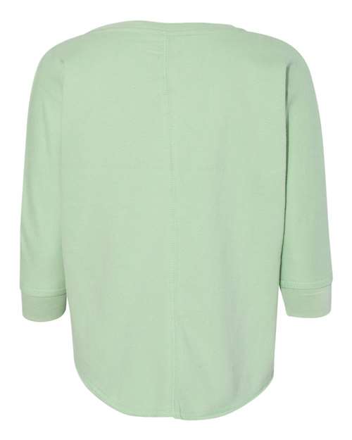 J. America Women's Lounge Fleece Dolman Crewneck Sweatshirt thumbnail 3