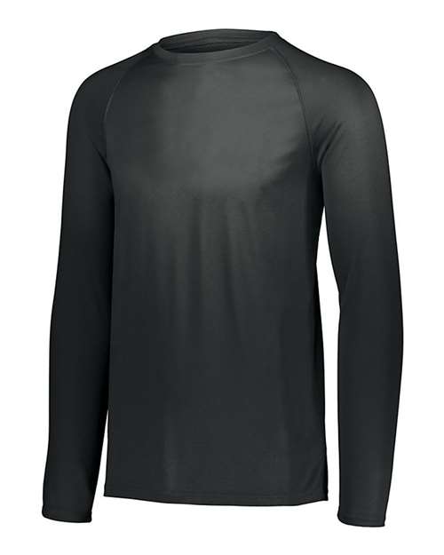 Augusta Sportswear Youth Attain Wicking Long Sleeve Shirt thumbnail 2