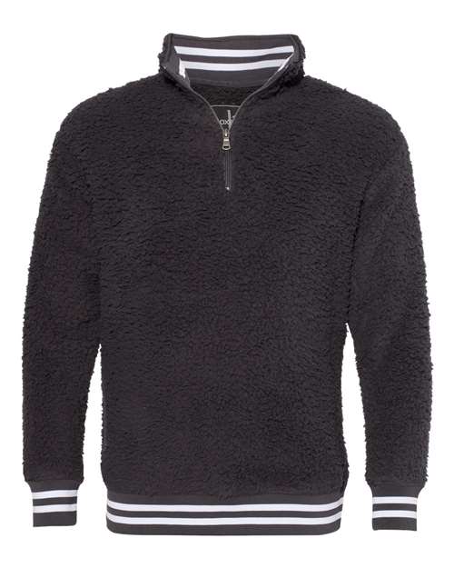 Boxercraft Unisex Varsity Sherpa Quarter-Zip Pullover thumbnail 2