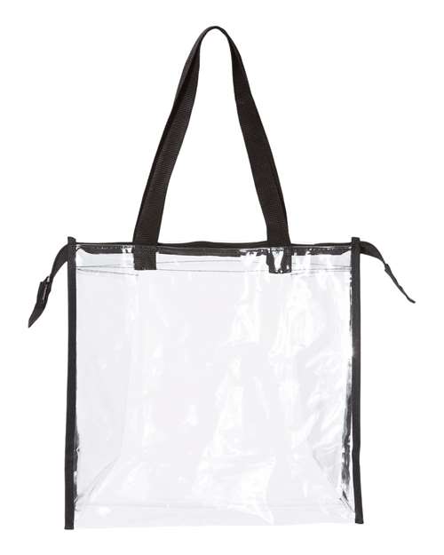 OAD OAD Clear Zippered Tote with Full Gusset thumbnail 2