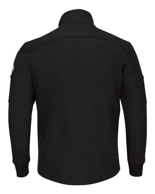 Bulwark Men's Zip Front Fleece Jacket-Cotton /Spandex Blend thumbnail 3