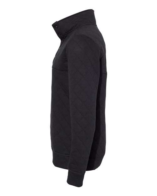 J. America Men's Quilted Half-Snap Pullover thumbnail 6