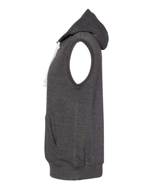 J. America Men's Triblend Sleeveless Hooded Sweatshirt thumbnail 6