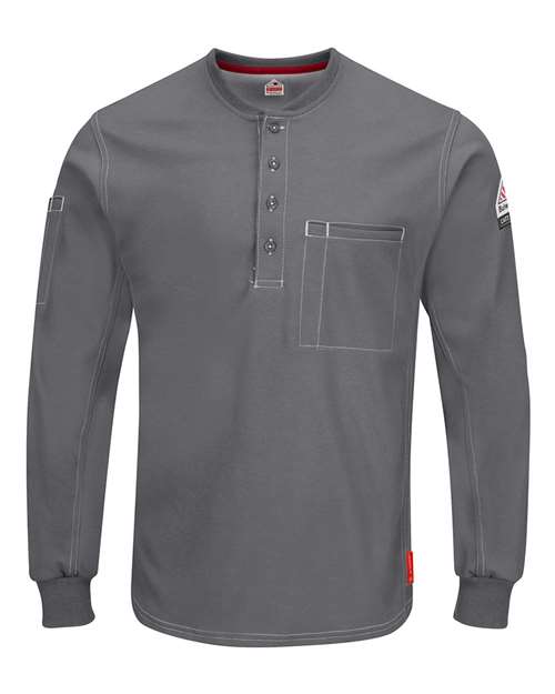 Bulwark Men's iQ Series® Plus Long Sleeve Henley thumbnail 2
