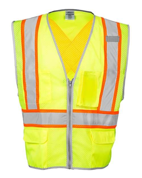 Kishigo Unisex Premium Brilliant Series® X Back Dual Compliant Vest thumbnail 2