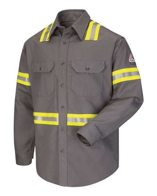 Bulwark Men's Tall Enhanced Visibility Uniform Shirt thumbnail 3