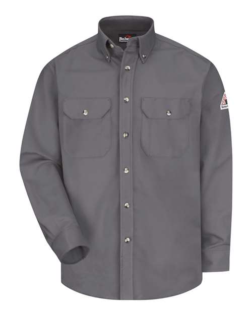Bulwark Men's Tall Dress Uniform Shirt - Excel FR ComforTouch - 7 oz. thumbnail 2