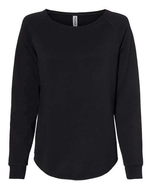 Independent Trading Co. Women's California Wave Wash Crewneck Sweatshirt thumbnail 3