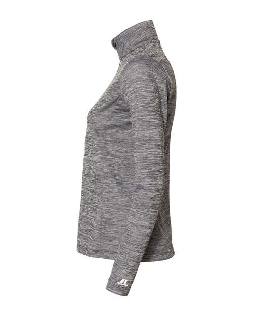 Russell Athletic Women's Striated Quarter-Zip Pullover thumbnail 4