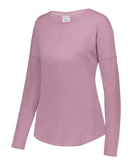 Augusta Sportswear Women's Lux Triblend Long Sleeve T-Shirt thumbnail 2