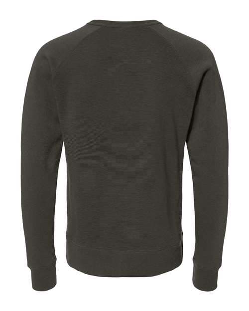 J. America Men's Ripple Fleece Raglan Crewneck Sweatshirt thumbnail 4