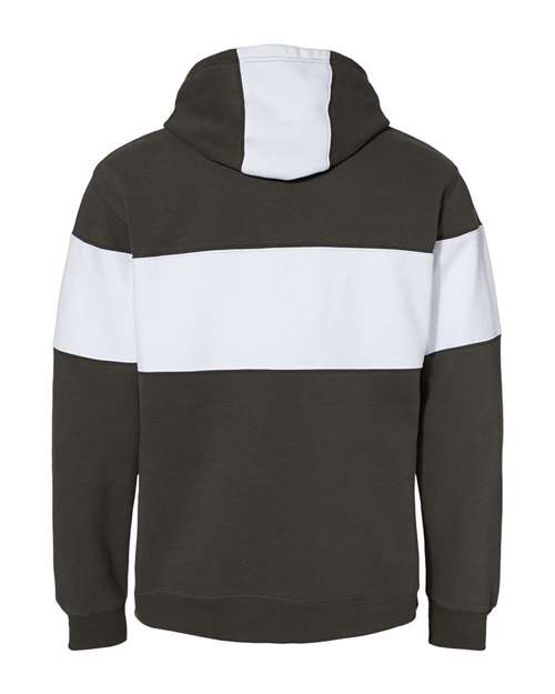 J. America Men's Varsity Fleece Colorblocked Hooded Sweatshirt thumbnail 4