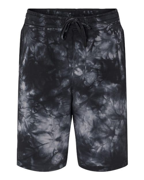 Independent Trading Co. Unisex Tie-Dyed Fleece Shorts thumbnail 3