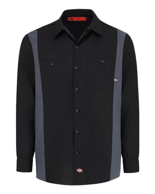 Dickies Men's Tall Industrial Colorblocked Long Sleeve Shirt thumbnail 2