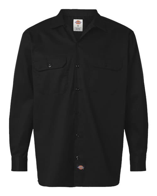 Dickies Men's Tall Long Sleeve Work Shirt thumbnail 3