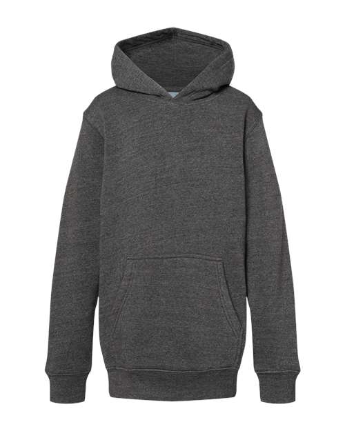 J. America Youth Triblend Fleece Hooded Sweatshirt thumbnail 3