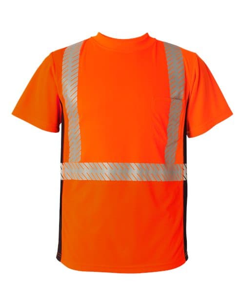Kishigo Unisex Premium Black Series® Breathable Tape Class 2 T-Shirt thumbnail 2