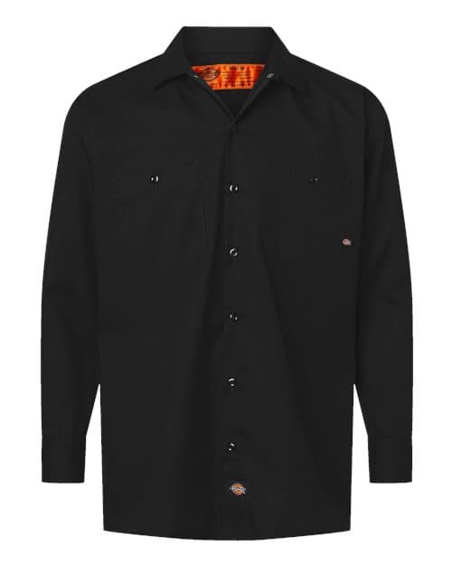 Dickies Men's Industrial Long Sleeve Work Shirt thumbnail 3