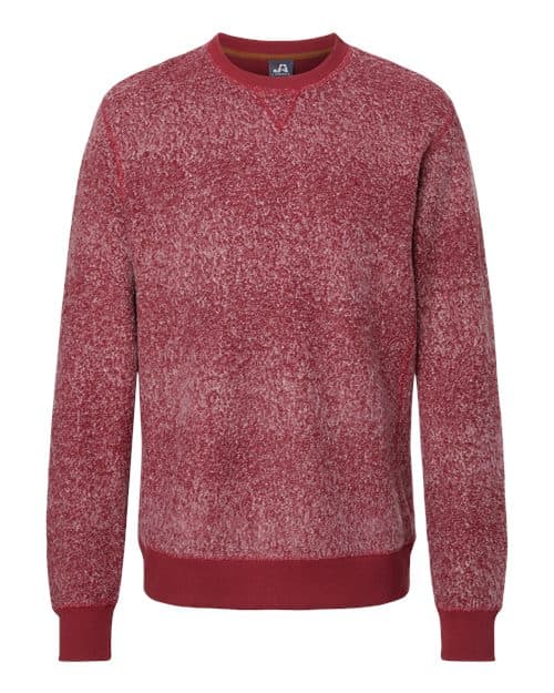 J. America Unisex Aspen Fleece Crewneck Sweatshirt thumbnail 3