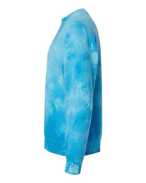 Independent Trading Co. Unisex Midweight Tie-Dyed Crewneck Sweatshirt thumbnail 6