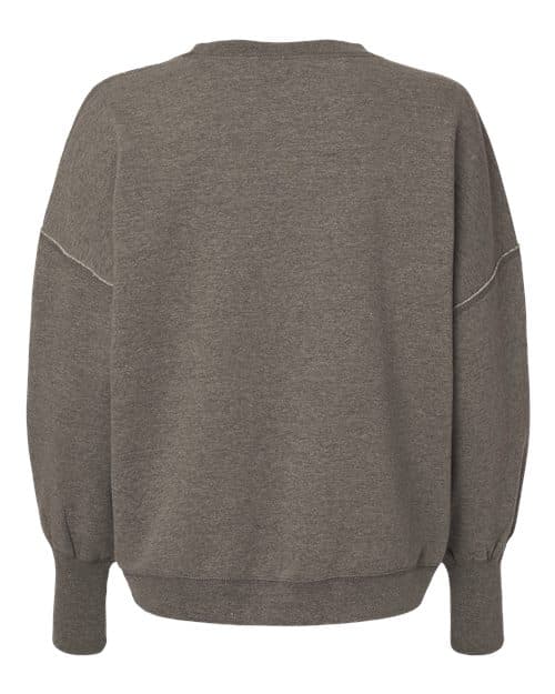 MV Sport Women's Sueded Fleece Crewneck Sweatshirt thumbnail 4