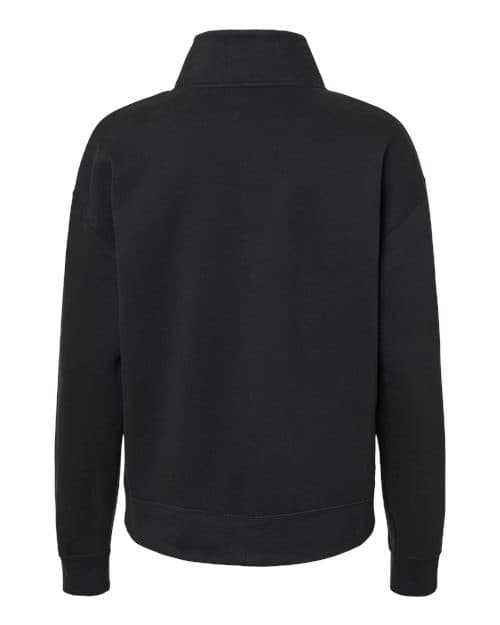 MV Sport Women's Sueded Fleece Quarter-Zip Sweatshirt thumbnail 4