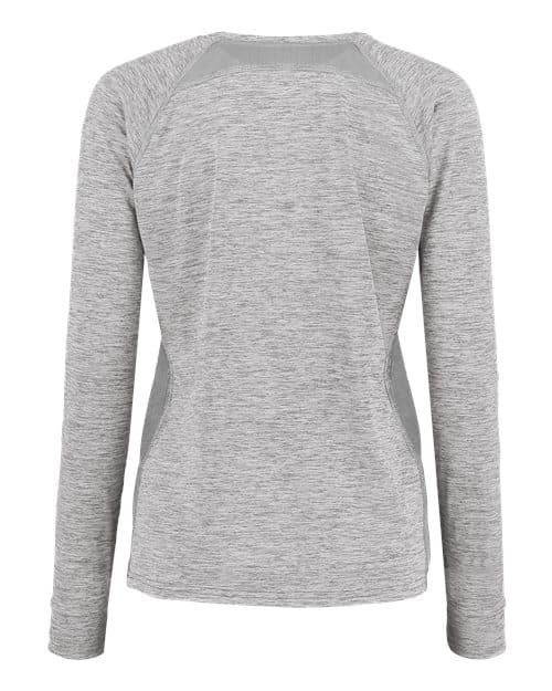 Holloway Women's Electrify CoolCore® Long Sleeve V-Neck T-Shirt thumbnail 3