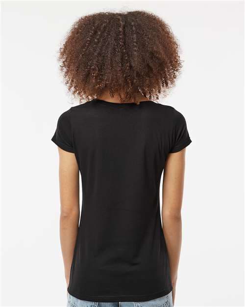 Tultex Women's Poly-Rich Scoop Neck T-Shirt thumbnail 5