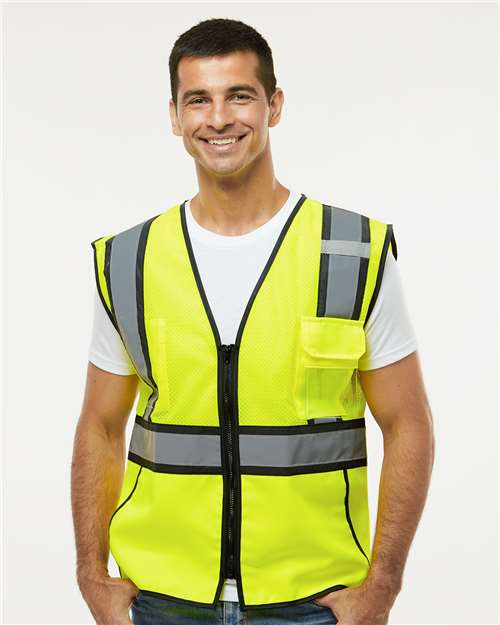 Kishigo Unisex Standard Contrast Vest thumbnail 2