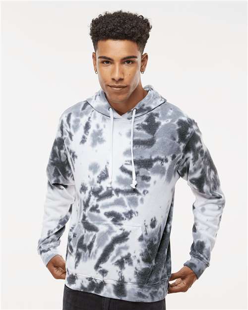 J. America Men's Tie-Dyed Fleece Hooded Sweatshirt thumbnail 2