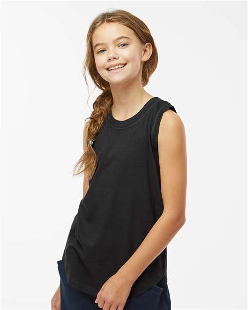 LAT Girls' Relaxed Fine Jersey Tank thumbnail 2