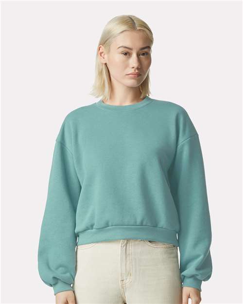 American Apparel Women's ReFlex Fleece Crewneck Sweatshirt thumbnail 2