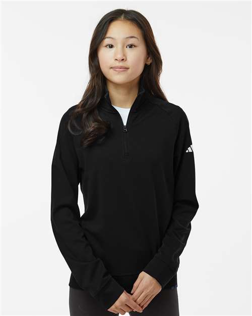 Adidas Youth Performance Quarter-Zip Pullover thumbnail 2
