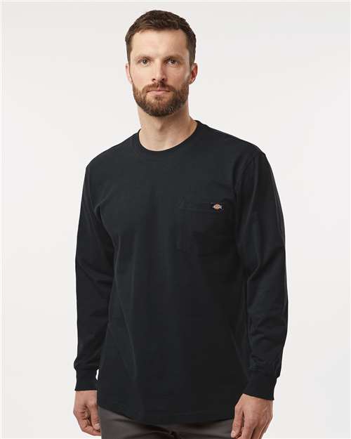 Dickies Men's Tall Traditional Heavyweight Long Sleeve T-Shirt thumbnail 2