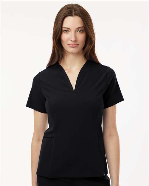 Jaanuu Women's Calix Fit & Flare Scrub V-Neck Top thumbnail 2
