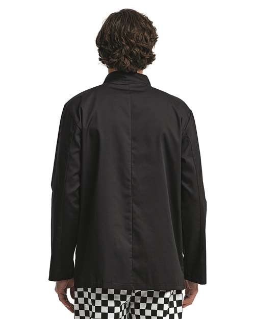 Artisan Collection by Reprime Unisex Ten Studded Front Chef Coat thumbnail 5