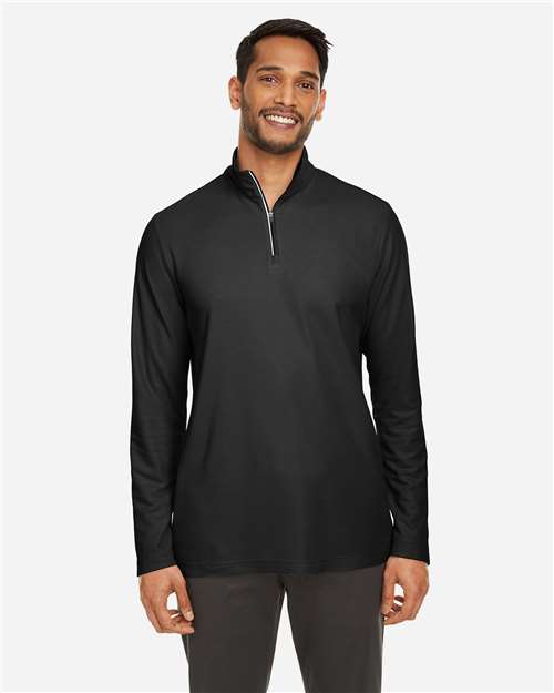 CORE365 Men's Fusion ChromaSoft™ Pique Quarter-Zip Pullover thumbnail 2