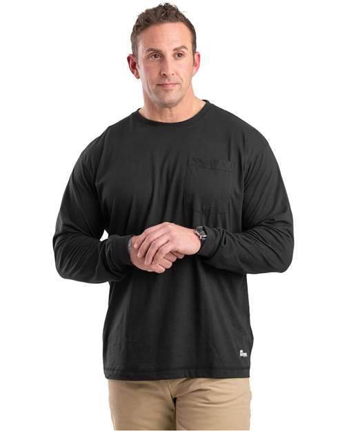Berne Apparel Men's Performance Long Sleeve Pocket T-Shirt thumbnail 2