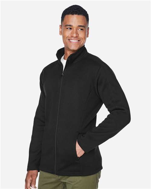 Devon & Jones Men's Bristol Full-Zip Sweater Fleece Jacket thumbnail 6