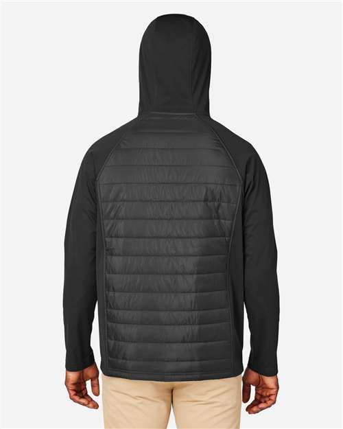 CORE365 Unisex Techno Lite Hybrid Hooded Jacket thumbnail 5
