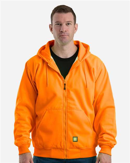 Berne Apparel Men's Heritage Thermal-Lined Full-Zip Hooded Sweatshirt thumbnail 2