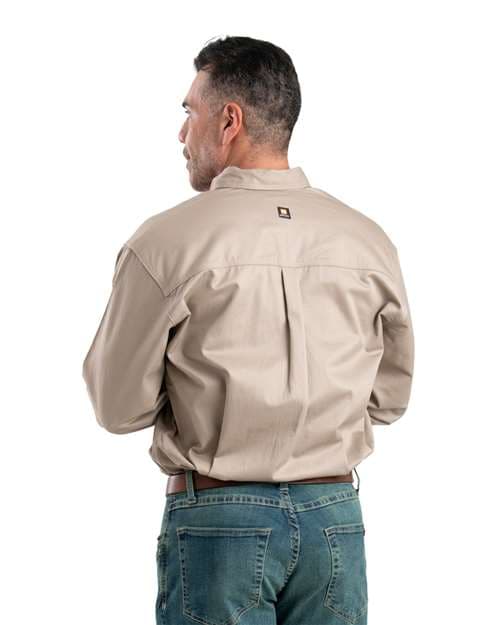 Berne Apparel Men's Tall Flame-Resistant Button Down Work Shirt thumbnail 3