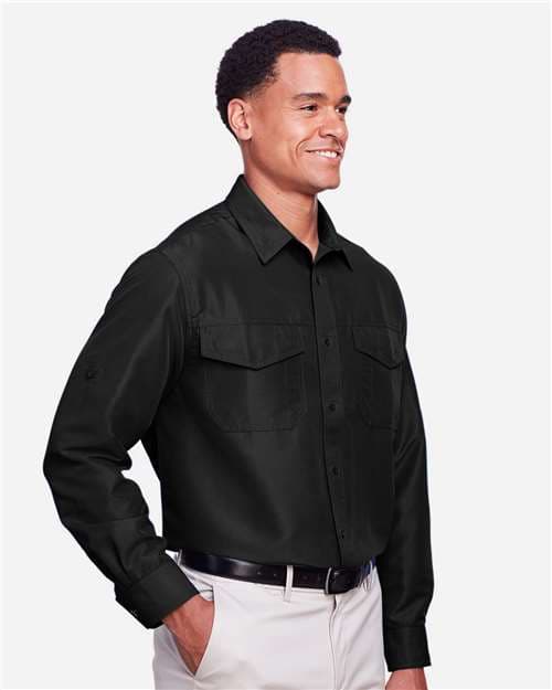 Harriton Men's Key West Performance Staff Shirt thumbnail 6
