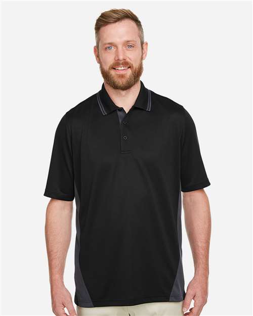 Harriton Men's Flash Snag Protection Plus IL Colorblock Polo thumbnail 2