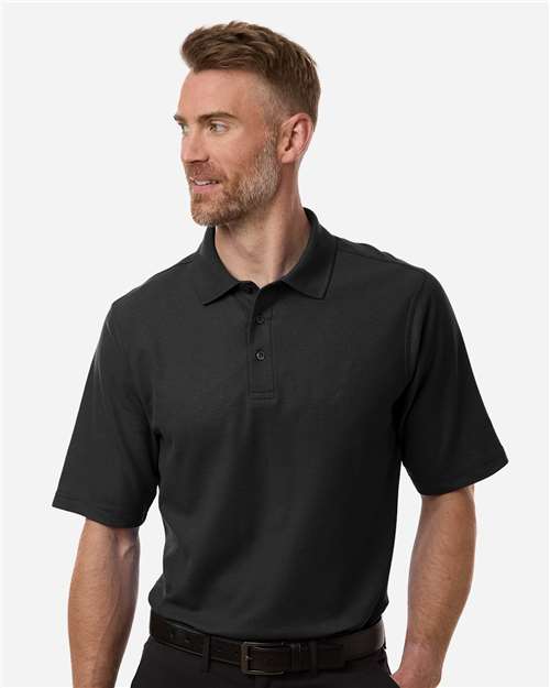 Harriton Men's Tall Maverick CVC Pique Polo thumbnail 2