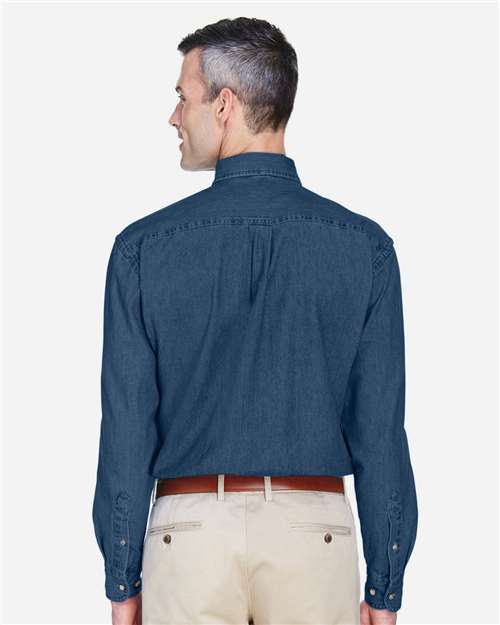 Harriton Men's Denim Shirt thumbnail 5
