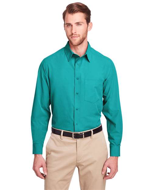 UltraClub Men's Bradley Performance Woven Shirt thumbnail 2