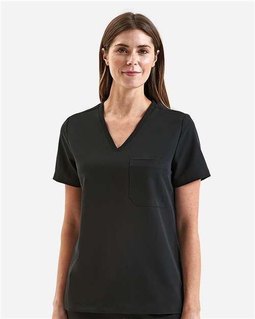 Onna Women's Limitless V-Neck Stretch Scrub Top thumbnail 2